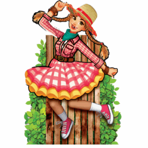 Painel Caipira menina
