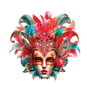 Kit arlequina vermelha e dourada c/03