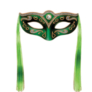 Máscara c/ chicote verde c/01